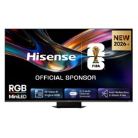 HISENSE RGB Mini LED TV 85UR9S, 85", 4K, 180 Hz, Smart TV